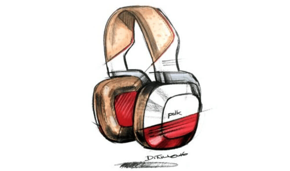 Michael DiTullo Design Sketching Sketchbook Polk Sound Helmet