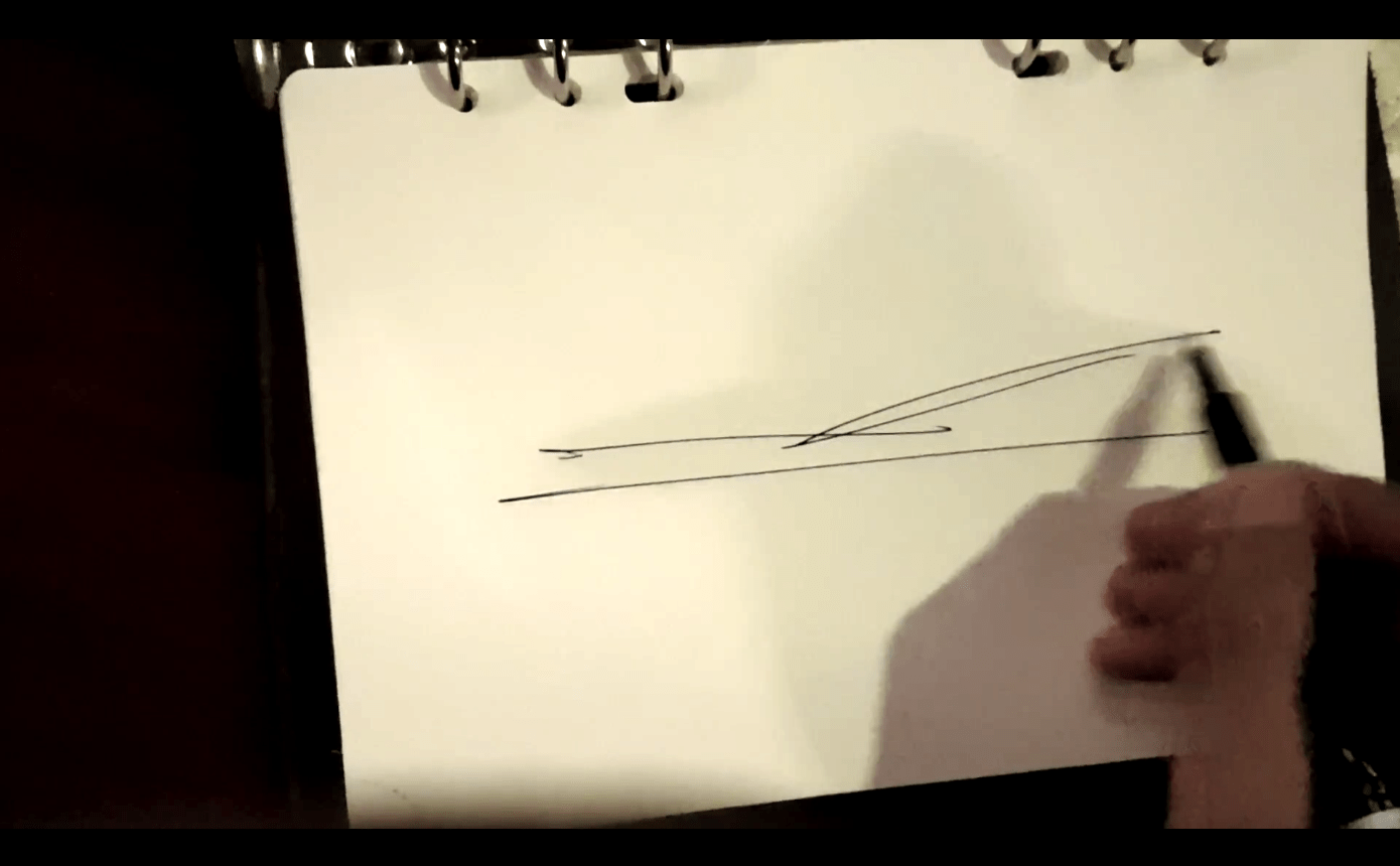 Draw the sole of the shoe with a nice curve Draw the sole of the shoe with a nice curve