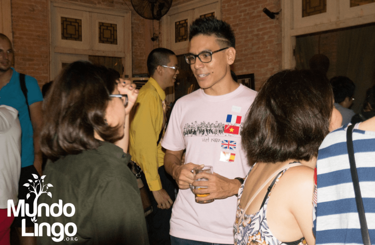 My friend Nico at Mundo Lingo Vietnam My friend Nico at Mundo Lingo Vietnam