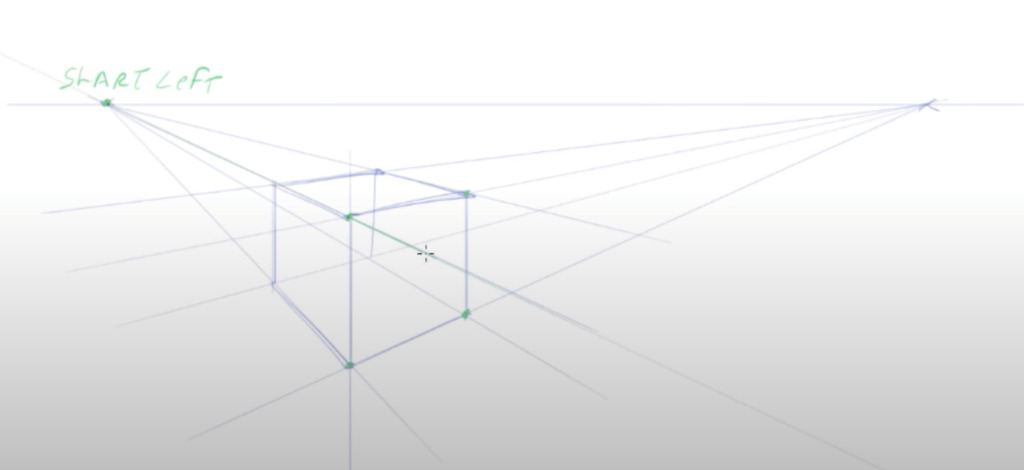 How to draw 3d cube mania challenge in perspective