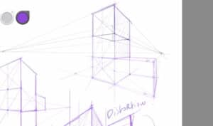 How to draw a 3d cube in perspective with the cube mania challenge part 3 Distortion simple