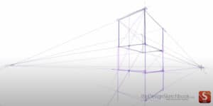 How to draw a 3d cube in perspective with the cube mania challenge part 3 Distortion start simple