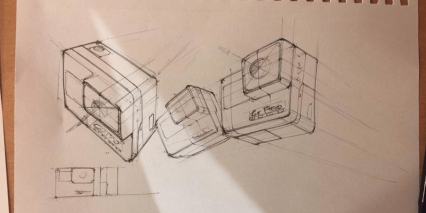 Playing with viewpoint with the GoPro sketching tutorial