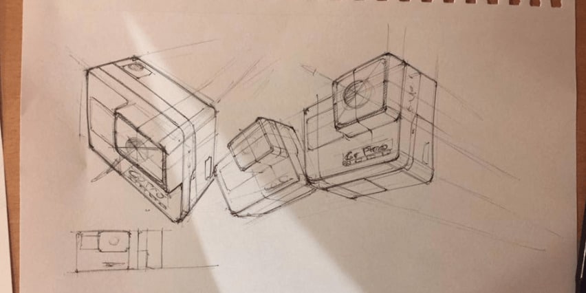 Playing with viewpoint with the GoPro sketching tutorial