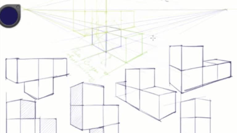 STEP 2 | How to Draw Cubes Like Tetris in Perspective