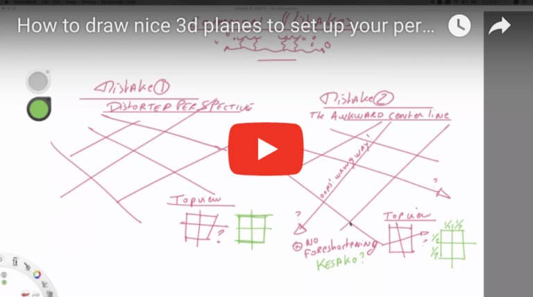 Perspective becomes easy (Drawing 3d planes)