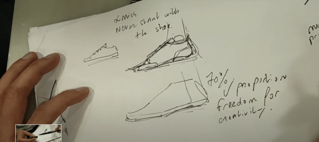 Drawing on deals sneakers