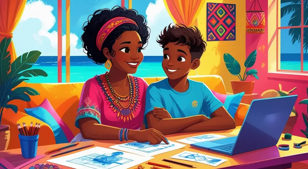 Parenting| A mom encourages her son to become a designer