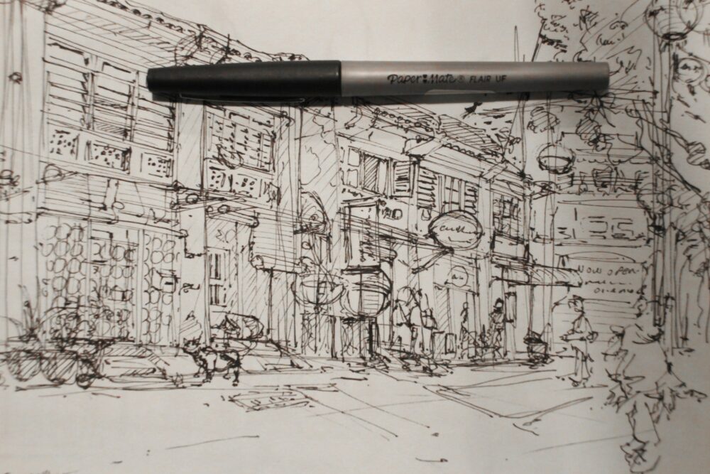 Penang chinatown thedesignsketchbook b