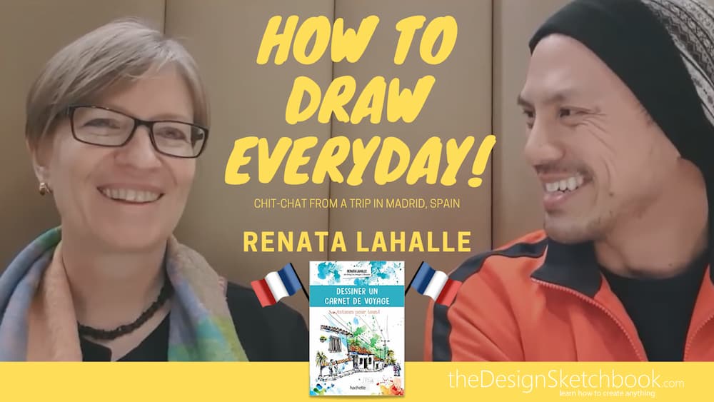 ILLUSTRATOR: How to Be More Creative & Draw Daily? | Renata Lahalle