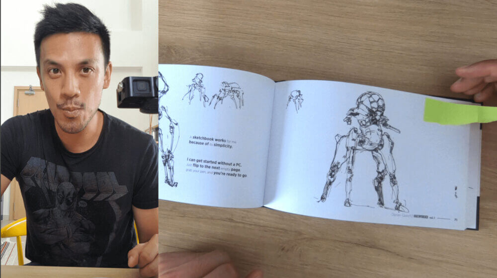 Drawing with ARTBOOKS CHALLENGE #1 : Artbook by Darren Quach : Concept art b