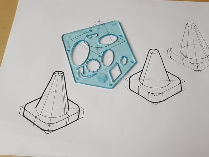How to start drawing in perspective with this New drawing tool: The MICRODOT®