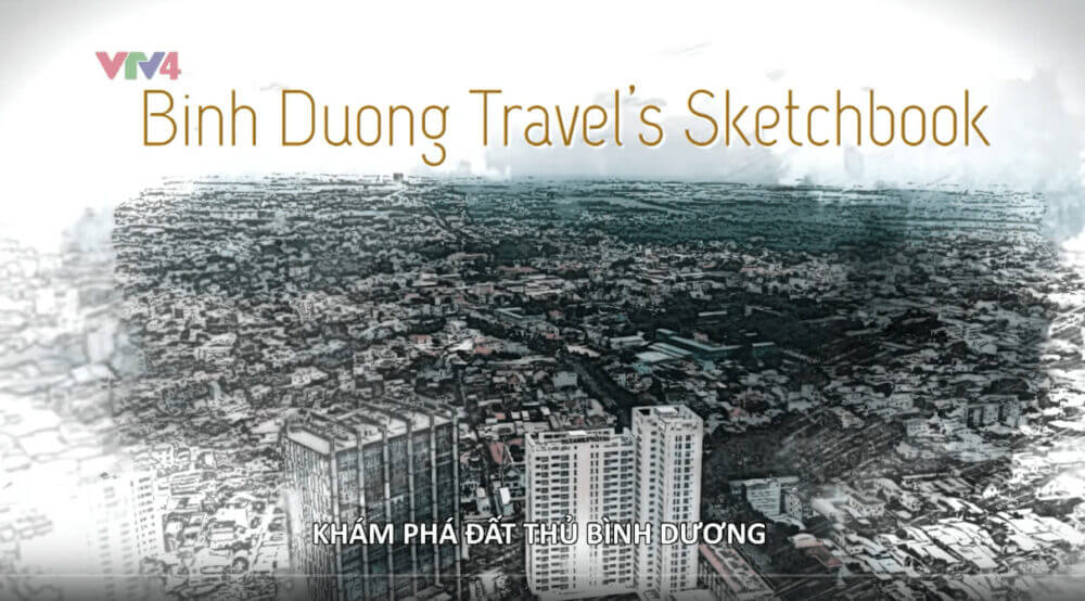 Vietnam discovery VTV4 Binh Duong province Chou-Tac the design sketchbook travel sketchbook m