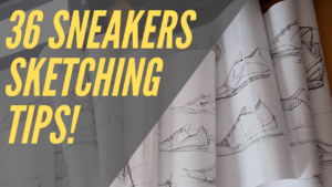 36 Sneaker Sketching TIPS | 7m. Drawing Challenge!