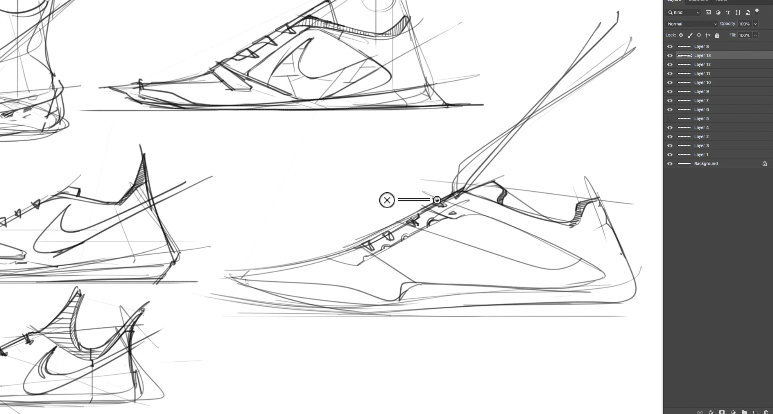 sneaker design Sketching Tip 6 Draw with dynamism.png