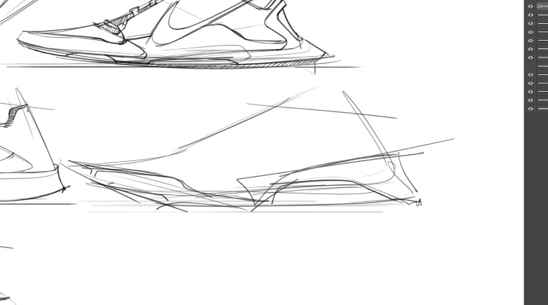 sneaker design Sketching Tip 9 Go from general then details