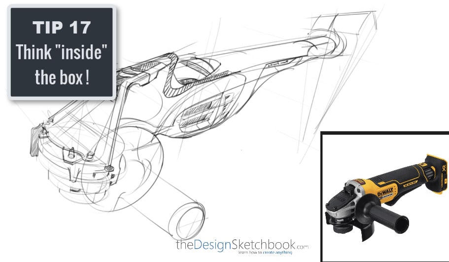 Sketching TIP 17 Think inside the box