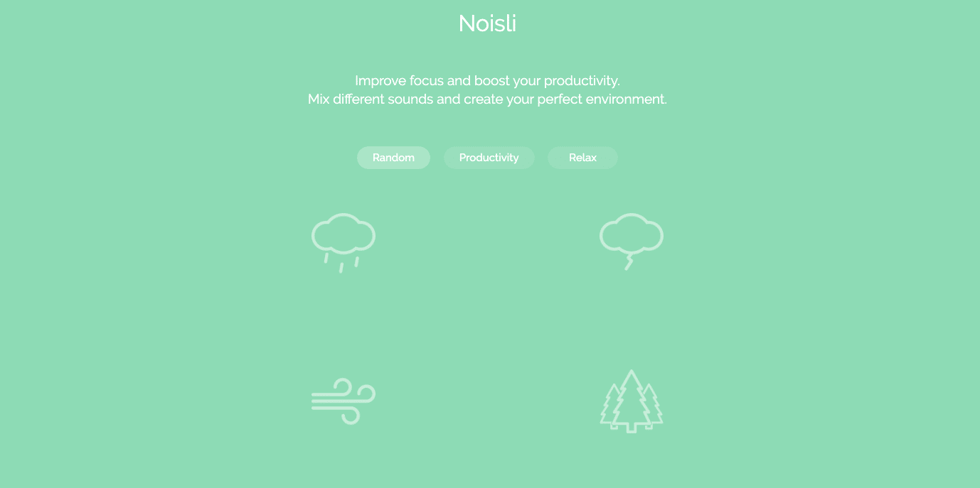 NOISLI: Improve focus and boost your productivity.