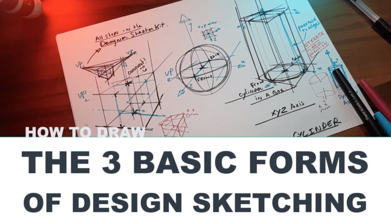 How to Draw a Cube, Sphere, and Cylinder