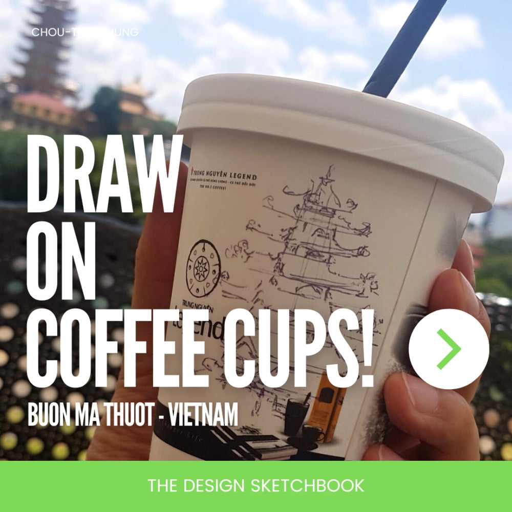 DRAW ON COFFEE CUPS!