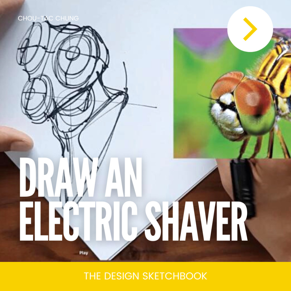 Draw electric shaver pilot twin marker