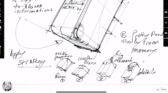 How to draw USB Charger on ipad pro with morpholio trace Product design sketching Drawing on ipad pro steps on tablet