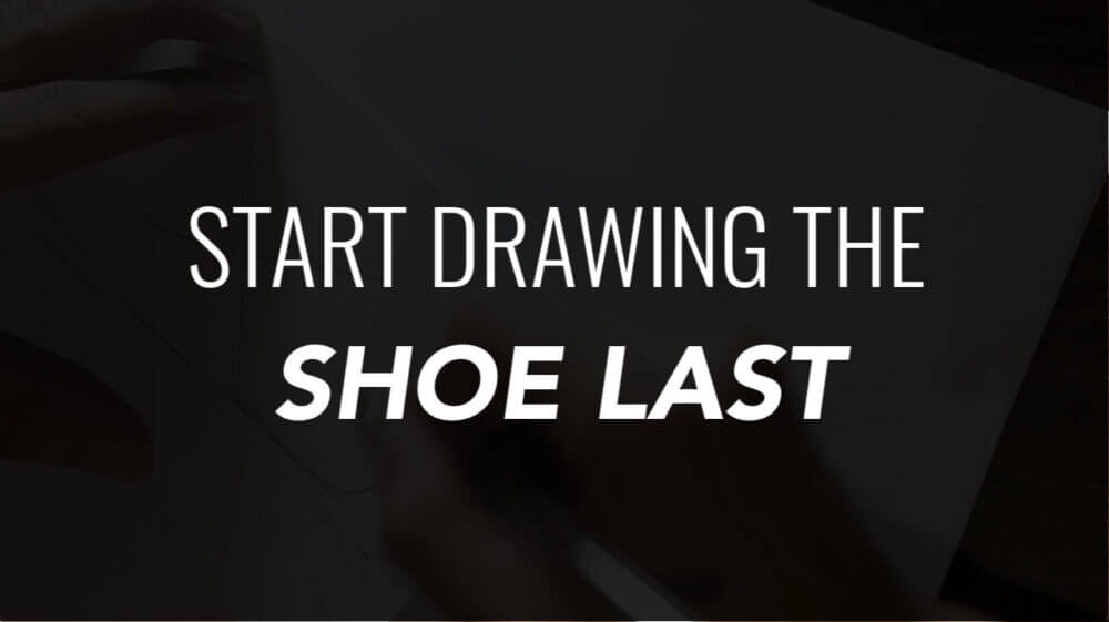 Draw your Sneaker design with a Dynamic style! with your ball point pen - The Design Sketchbook - Design sketching tutorial - Chung Chou-Tac d Start drawing with the shoe last