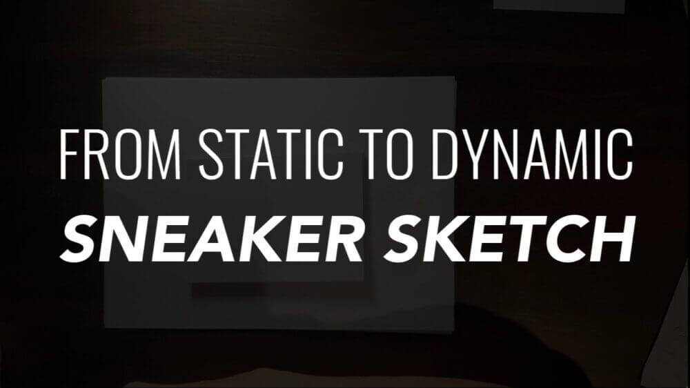 Draw your Sneaker design with a Dynamic style! with your ball point pen