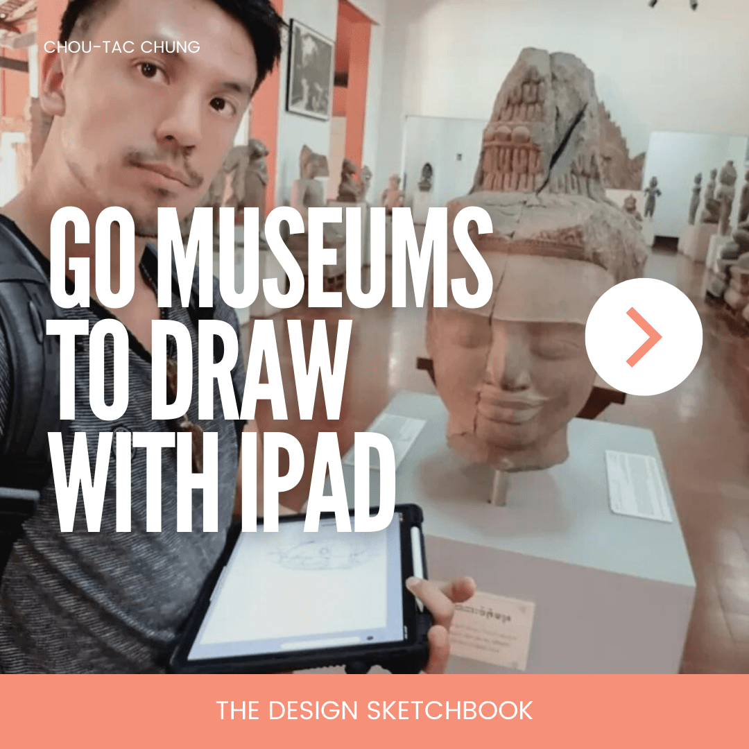 go museum to draw with ipad