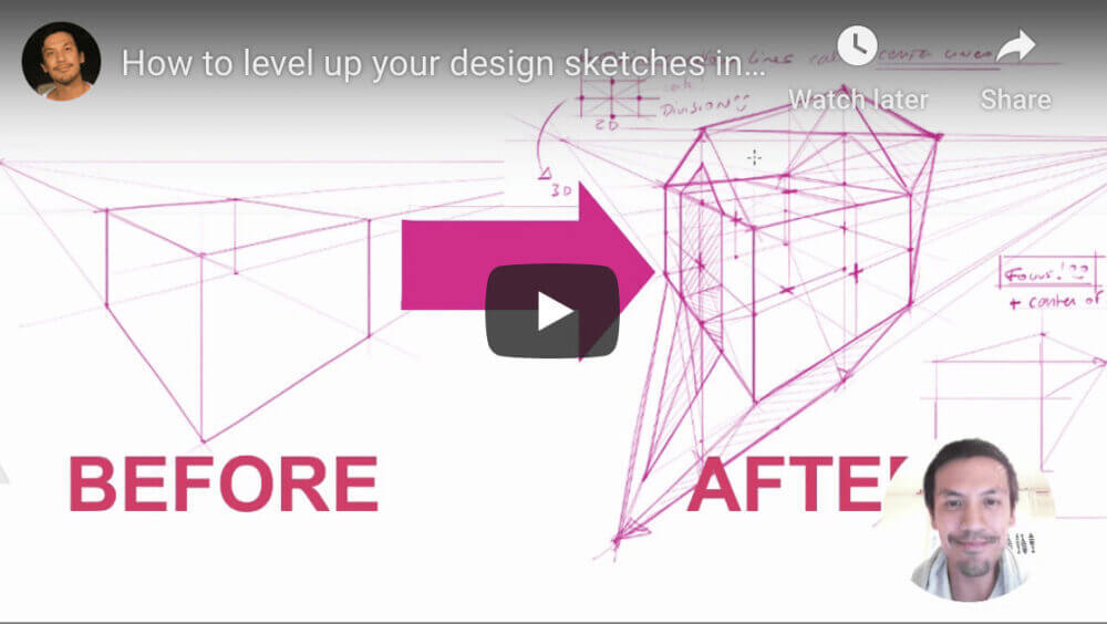 How to draw complex forms in perspective product design sketching for beginners the design sketchbook chou tac chung