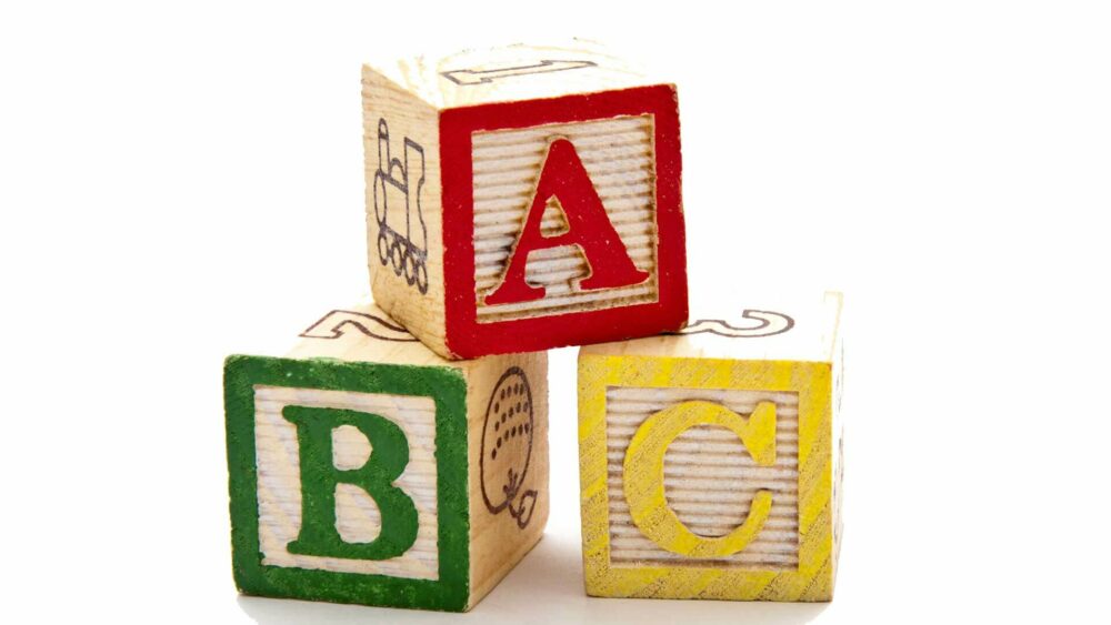 learn the basics ABC Cubes