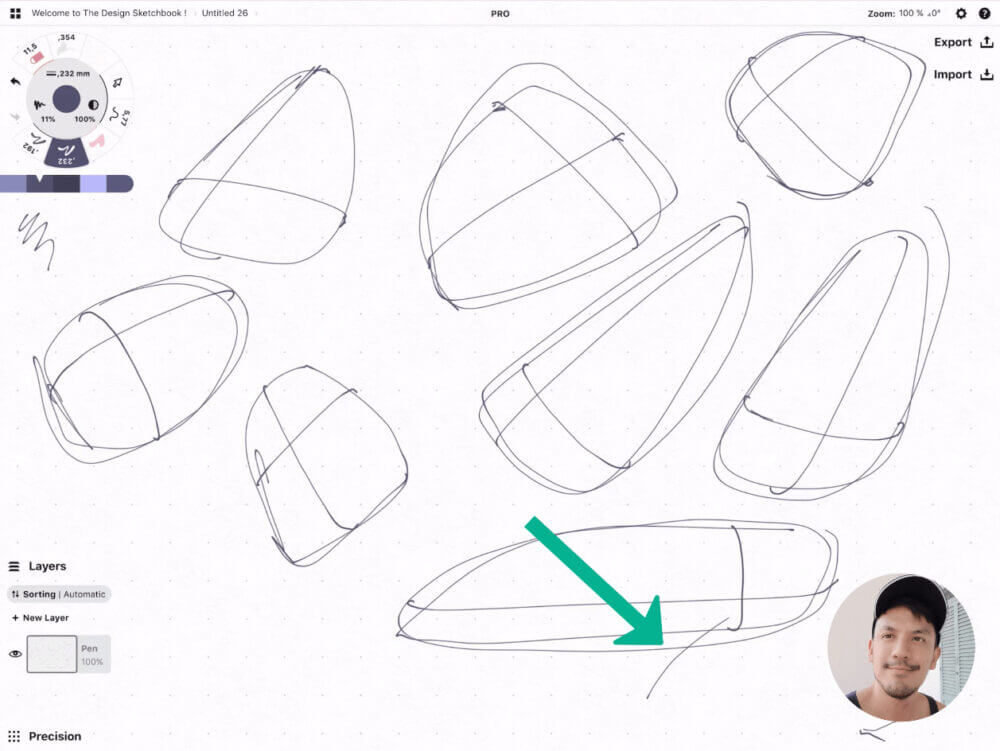 How to draw Creative random doodles of bags - Product design sketching - The Design Sketchbook Free video tutorial guide a10