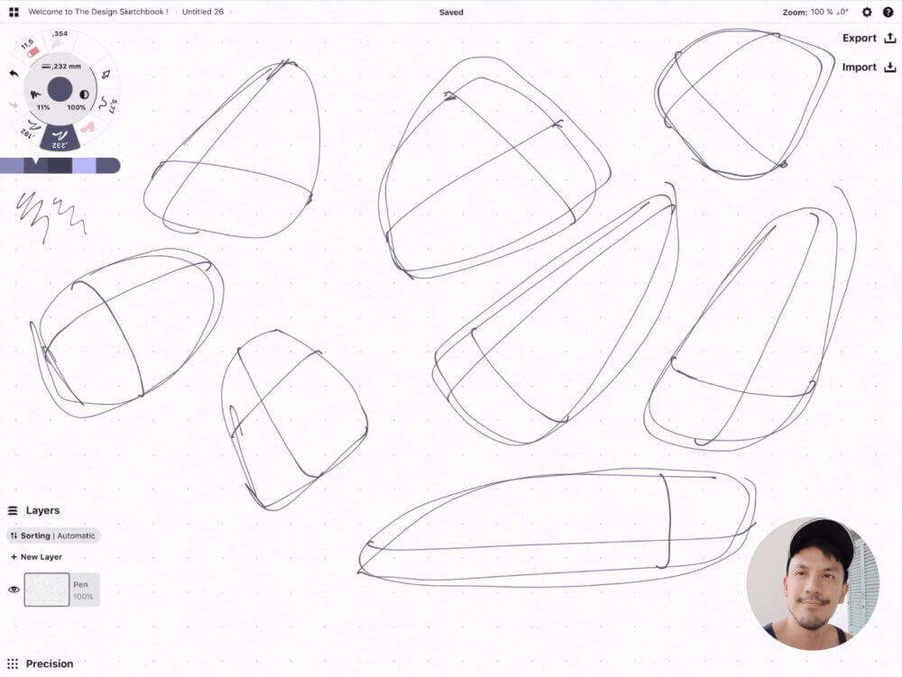 How to draw Creative random doodles of bags - Product design sketching - The Design Sketchbook Free video tutorial guide a12