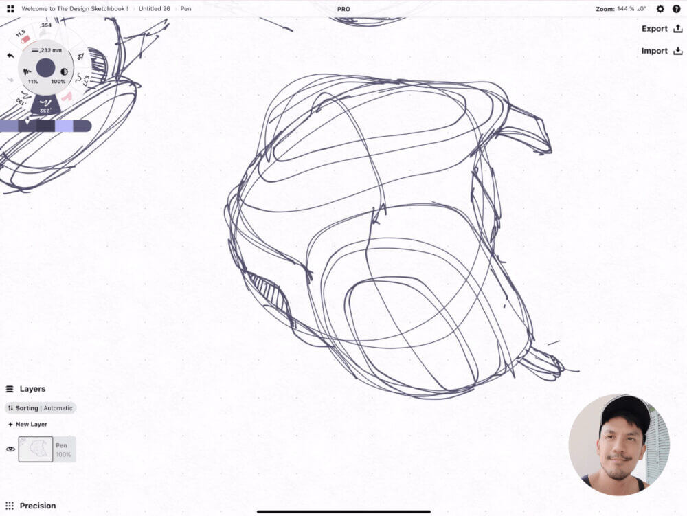 How to draw Creative random doodles of bags - Product design sketching - The Design Sketchbook Free video tutorial guide a34