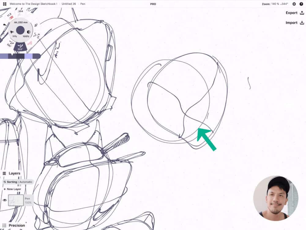 How to draw Creative random doodles of bags - Product design sketching - The Design Sketchbook Free video tutorial guide a37