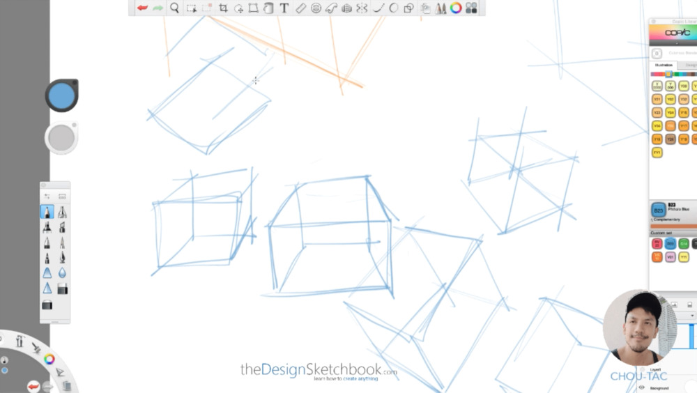 How to draw a cube for product designer the easy and fast way the design sketchbook chung chou tac l