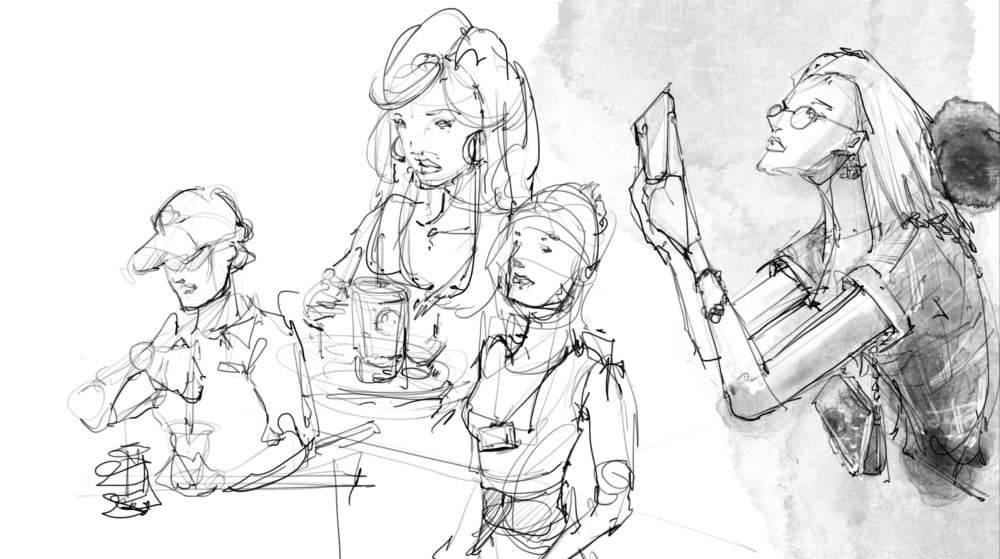 Create Artistic Sketches with Your iPad with Loose Lines