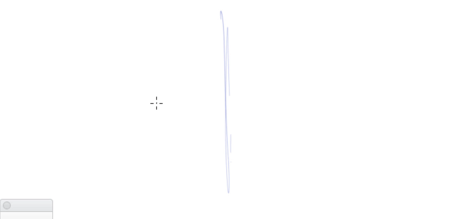 Draw vertical axis