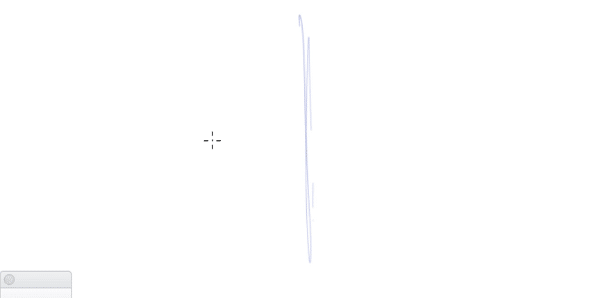 DRAW THE VERTICAL AXIS (SYMMETRY AXIS)
