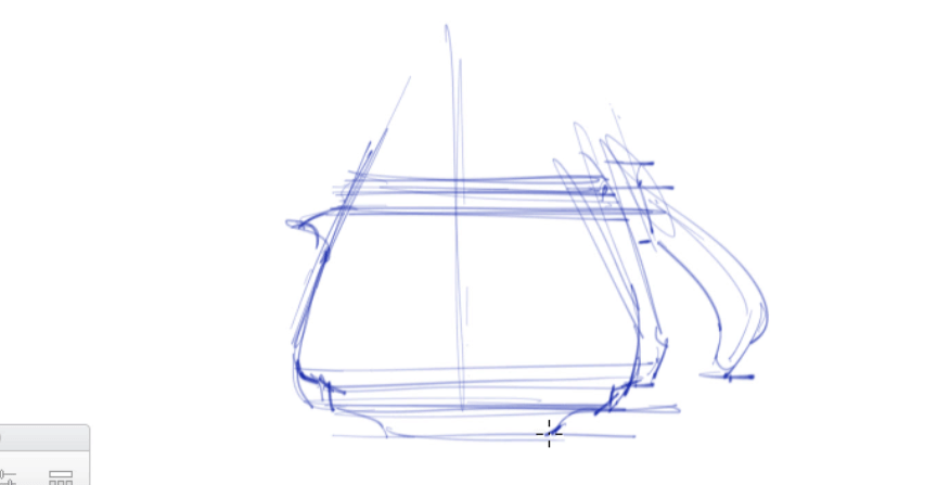 DRAW THE ELEMENTS AND DETAILS
(THE SPOUT, THE HANDLE, THE COVER, AND THE PLUG)