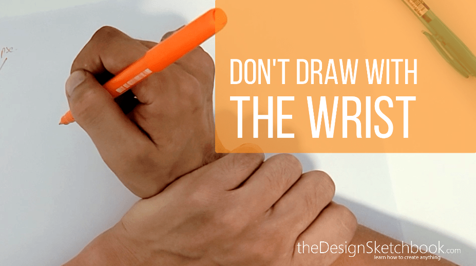 How to draw an ellipse in design sketching dont draw with the wrist't draw with wrist