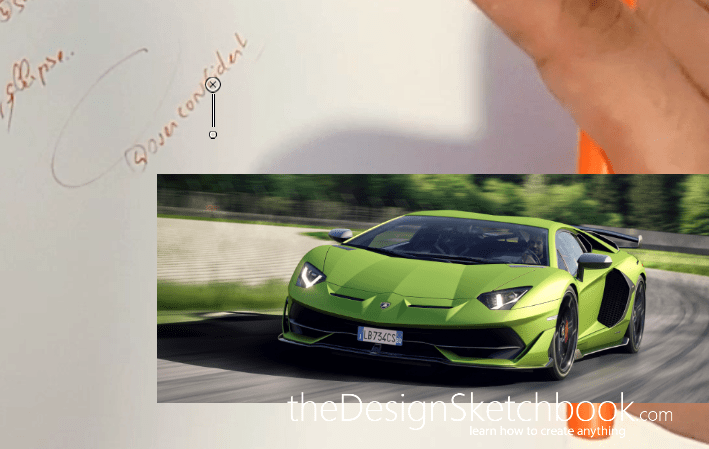 How to draw an ellipse in design sketching drawing too fast like a lamborghini