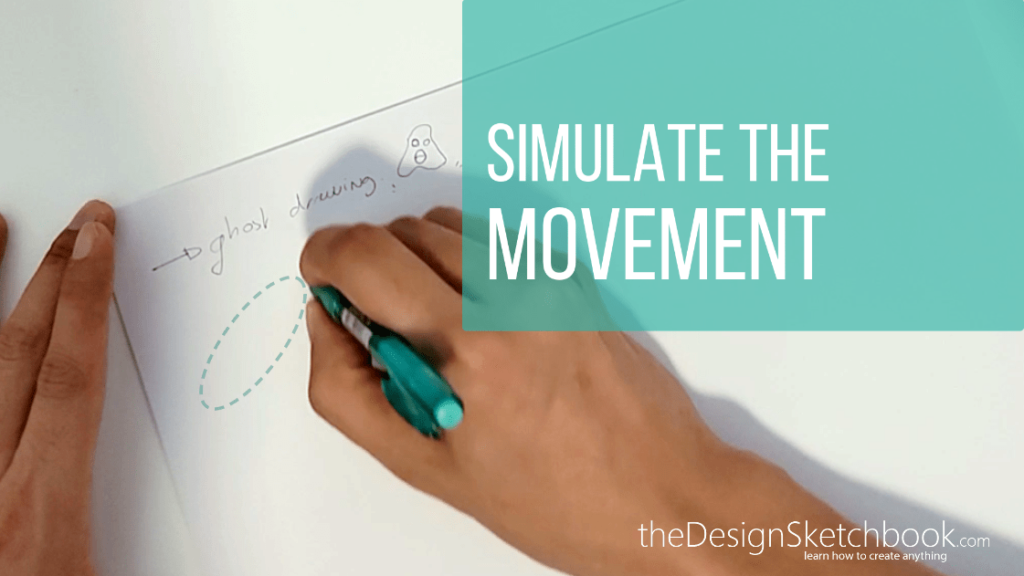 SOLUTION #1 GHOST DRAWING Simulate the movement