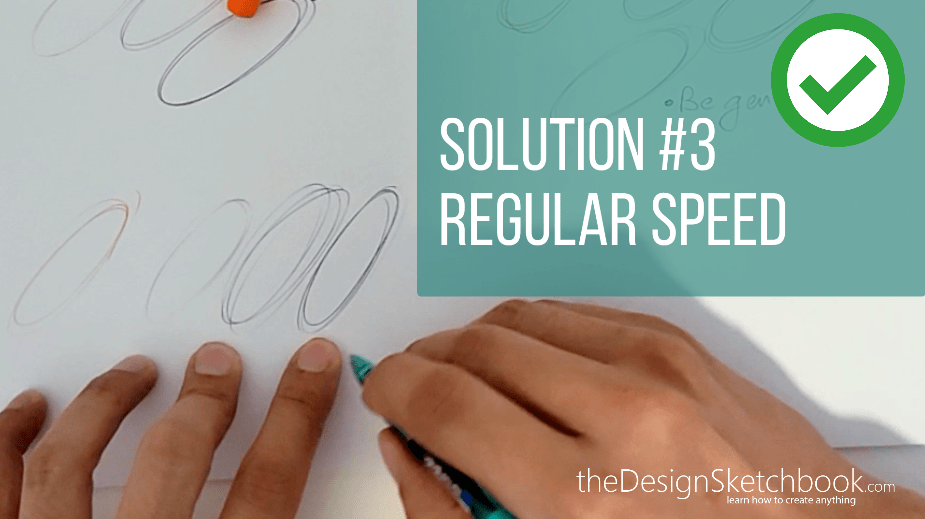 How to draw an ellipse in design sketching sketch regular speed solution