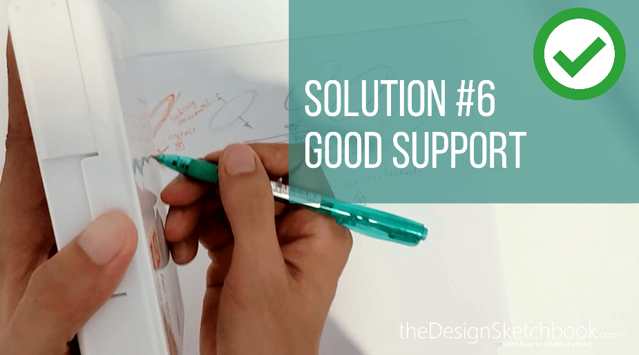 How to draw an ellipse in design sketching sketch with good support solution