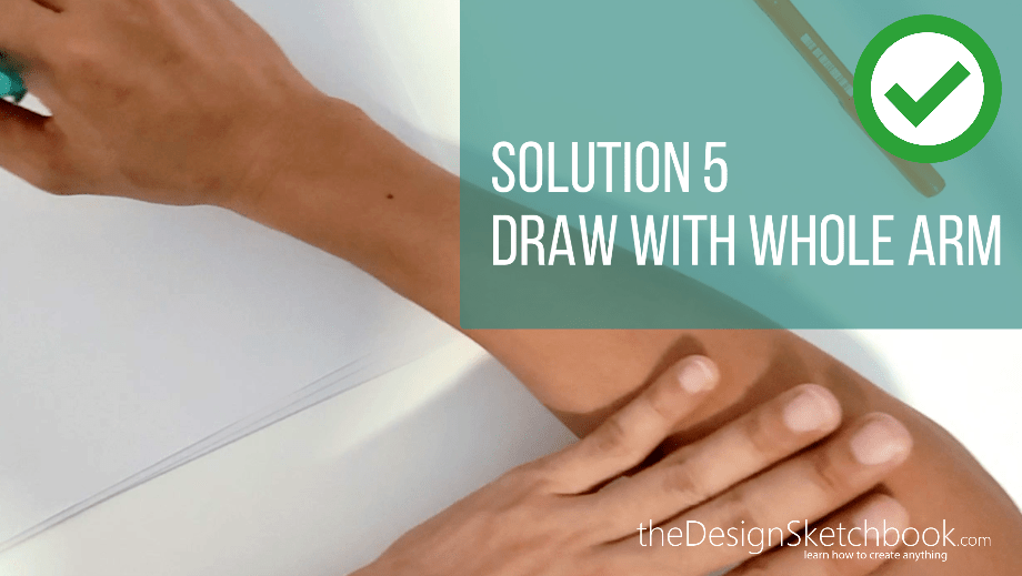 How to draw an ellipse in design sketching sketch with whole arm solution