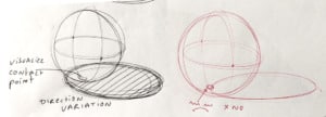 How to draw cast shadow on a sphere