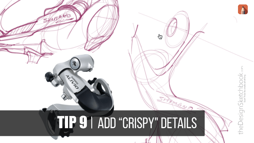 How to draw like a concept artist sketching bike reference r add crispy details