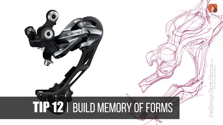How to draw like a concept artist sketching bike reference u build memoyr forms