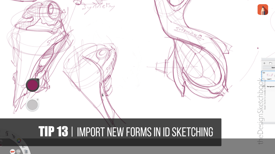 How to draw like a concept artist sketching bike reference y import into product design